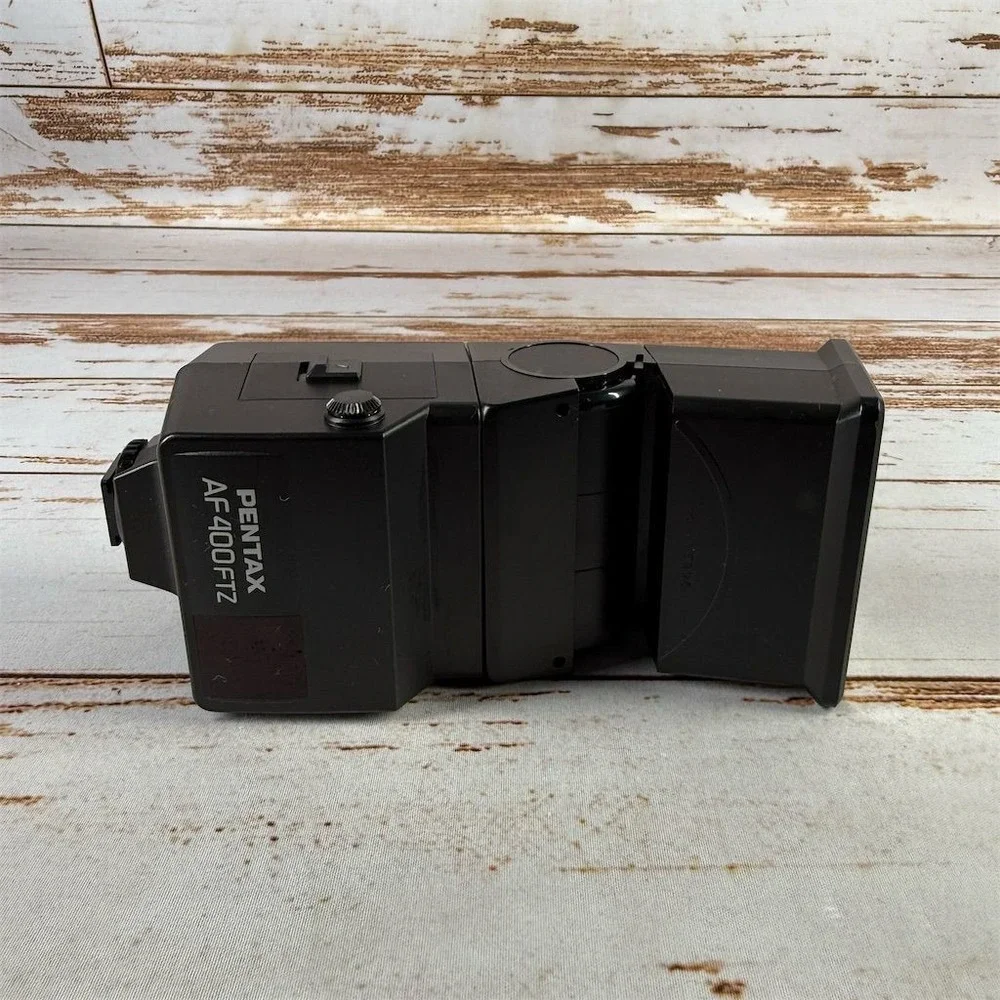 Pentax AF400FTZ Shoe Mount Flash for Film Cameras TTL Swivel Tilt Tested